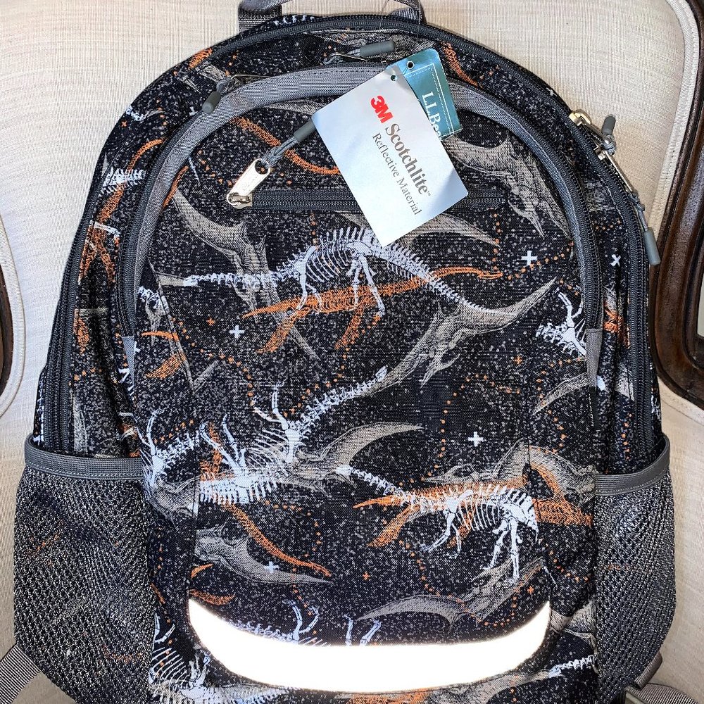 L.L. BEAN Discovery II Dinosaur Backpack NWT